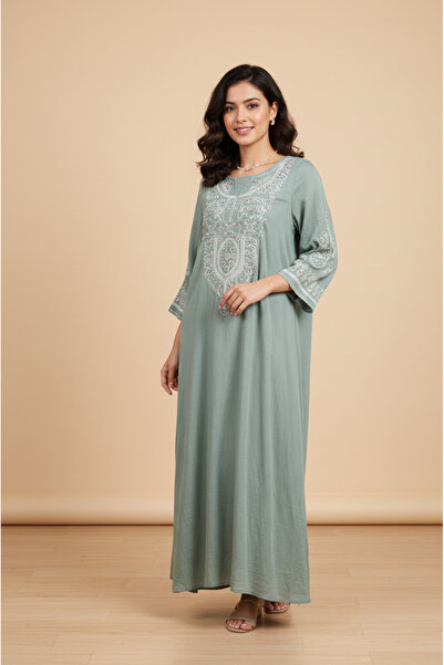 MQ Women's one-piece jalabiya adorned with crystals