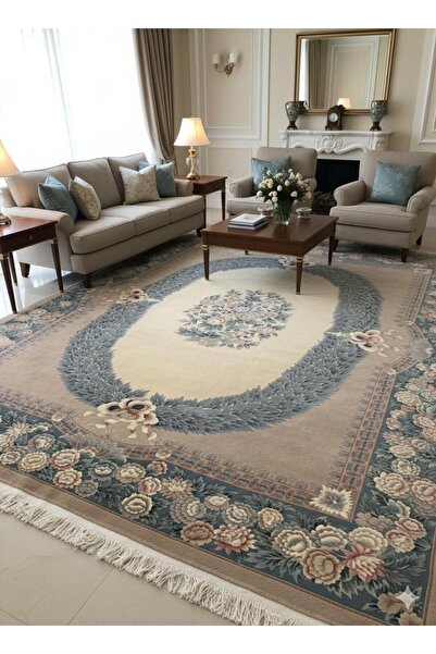 RD RAMAZAN DAĞ EL HALI SANATI El Dokuma Kabartmalı Çin Halısı Birinci Sınıf K...