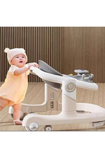 genernic مشاية أطفال قابلة للطي مزودة بأصوات موسيقية وفرامل أمان