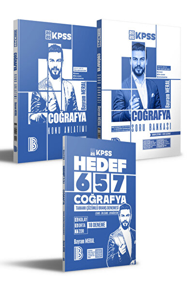 Benim Hocam Yayınları 2026 KPSS Coğrafya Konu Anlatımı , Soru Bankası ve Dene...