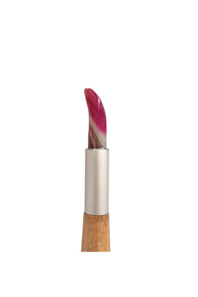 Sanathobi Agate Mühre Crow Nose-Zer Mühre Pink Color-Boxwood Ergonomic Handle...