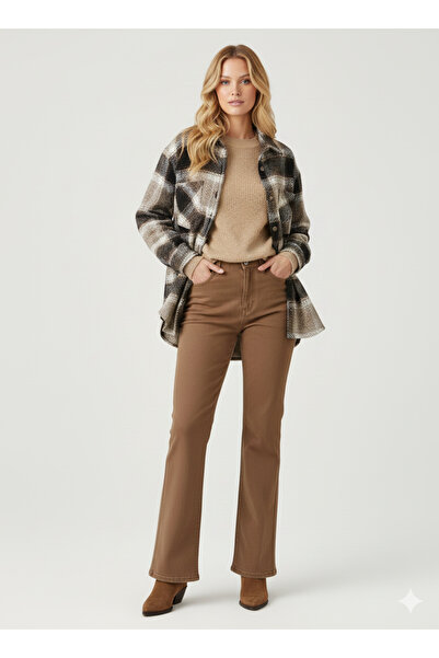 Moda Çizgi Tekstil Oduncu Gömlek