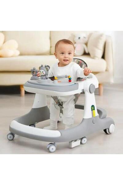 genernic مشاية أطفال قابلة للطي مزودة بأصوات موسيقية وفرامل أمان