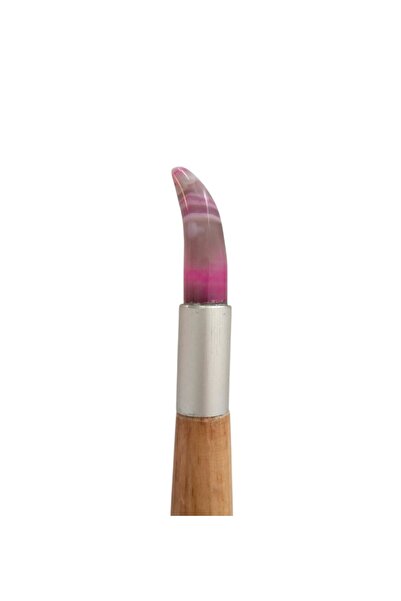 Sanathobi Agate Mühre Crow Nose-Zer Mühre Pink Color-Boxwood Ergonomic Handle...