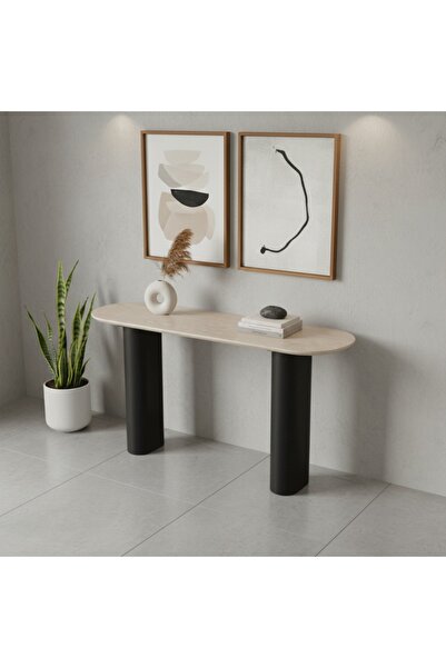 DEC13 Wooden console with a modern and distinctive design