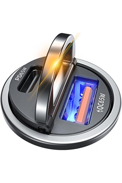 Arabest شاحن سيارة USB-C للشحن السريع، منفذ USB 12 فولت، ملحقات للسيارة، ولاع...