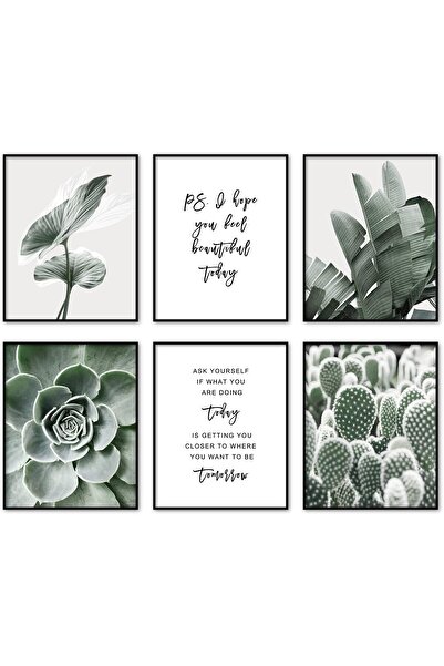 Generic Dark Green Printed Wall Art for Bathroom Decor by PBA, Bohemian Style...