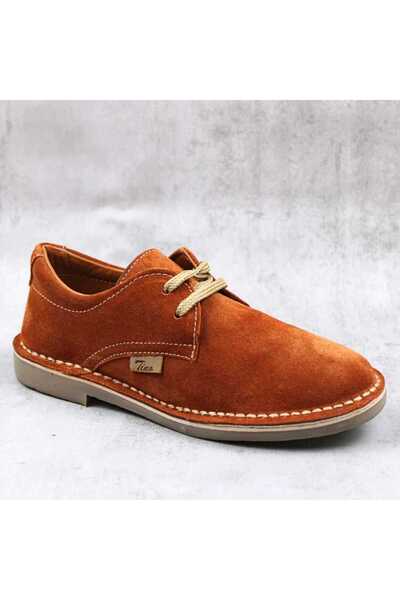 tino Pantofi unisex , pentru copii , din piele naturala , intoarsa 853-MARO/CA