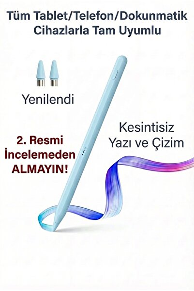 Fibaks Dokunmatik Kalem Tüm Cihazlara Uyumlu Tablet Kalemi Telefon Android Wi...