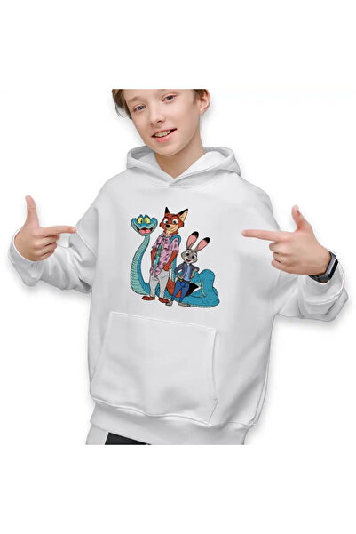 OEM Hoodie Kids Boys Zootopia Nick Judy Gary Zootropolis Policeman