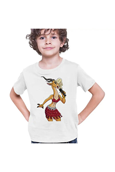OEM Tricou Copii Baieti Zootopia Gazelle Cantareata Zootropolis Star Vedeta