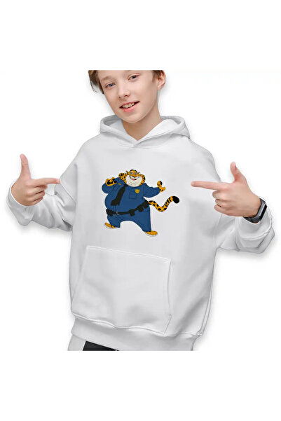 OEM Hanorac Copii Baieti Zootopia Ofiter Gheruta Clawhauser Ghepard Politist ...