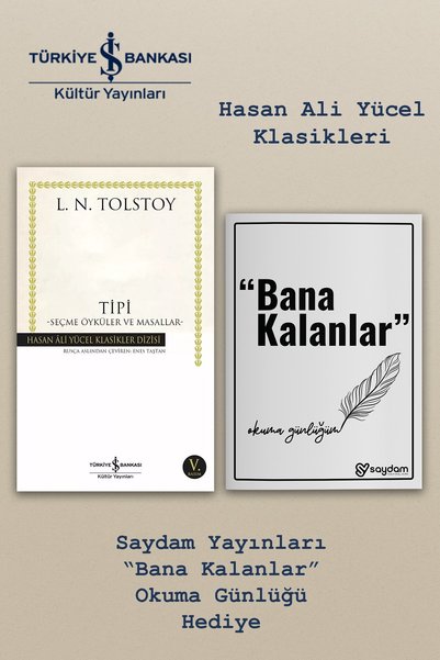 TÜRKİYE İŞ BANKASI KÜLTÜR YAYINLARI Tipi - Lev Nikolayeviç Tolstoy |Hasan Ali...