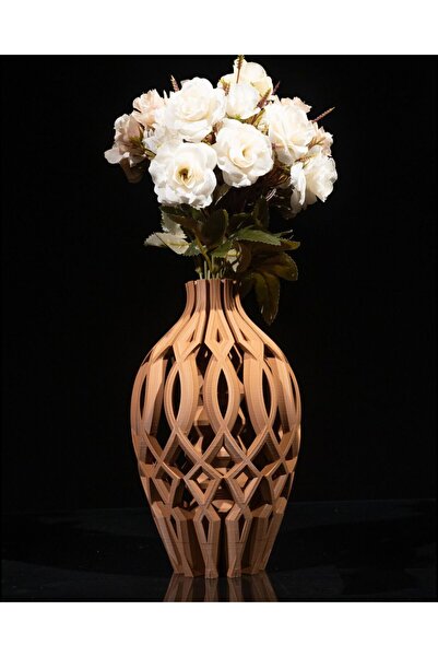 HaBu Lab مزهرية زخرفية ذات نمط هندسي - تصميم عصري