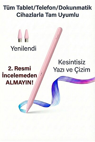 Fibaks Dokunmatik Kalem Tüm Cihazlara Uyumlu Tablet Kalemi Telefon Android Wi...