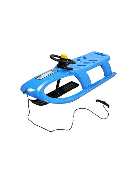 DOANTE Sanie copii, plastic, cu volan, albastru, 102 x 40 x 36cm