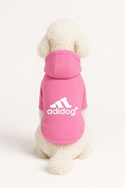Buddy Store Kedi & Köpekler için Candy Pink Sweatshirt Hoodie (Kapüşonlu)
