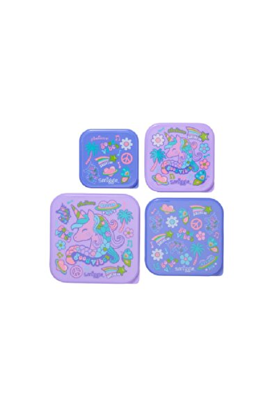 SMIGGLE All Stars 4 in 1 Interlocking Containers