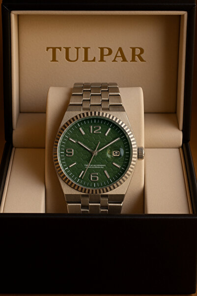 Tulpar Özel Tasarım Limited Edition Çelik Kordon Takvimli Erkek Kol Saati