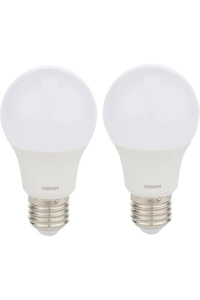 Osram مصباح LED كلاسيكي من نوع A، زجاج غير لامع، بديل لمصباحي 75 واط و10 واط،...