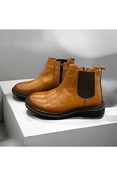 TWINLION TEO MODEL HAKİK DERİ BOT FERMATRLI SİYAH S26 008