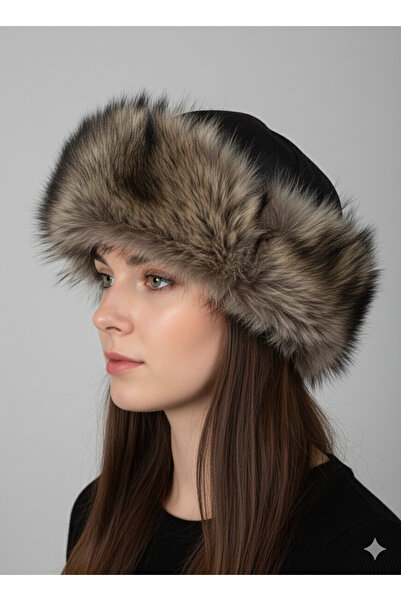 hoaryage Long-Haired, Wolf-Colored Fur with a Sheepskin Inside, Börk, Hat, Be...