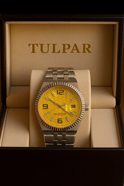 Tulpar Özel Tasarım Limited Edition Çelik Kordon Takvimli Erkek Kol Saati