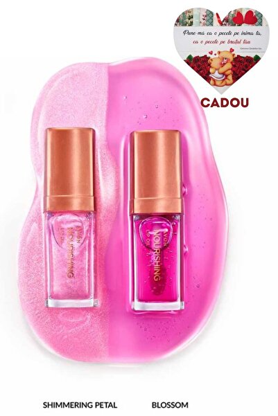 AVON True Blossom Nourishing Lip Oil + Shimmering Petal Set