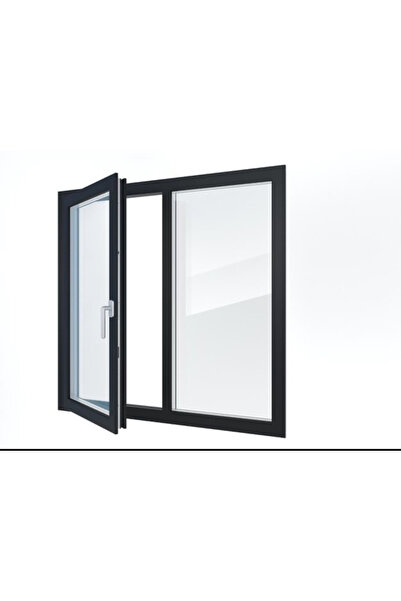 PROLINE PİMAPEN PENCERE TEK KANATLI ANTRASİT RENK GRİ 110 CM BOY 110 CM GENİŞLİK