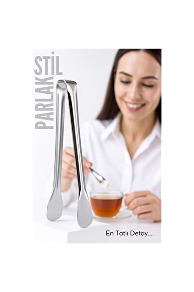 Skygo Steel Sugar Tongs 13 cm |   Ice, Lemon, and Cube Sugar Serving Tongs