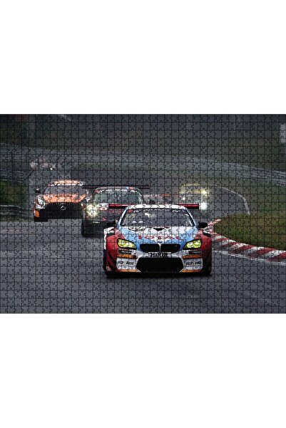 AyrStore Cakatablo Yarış Arabaları 1000 Parça Puzzle Yapboz MDF Ahşap