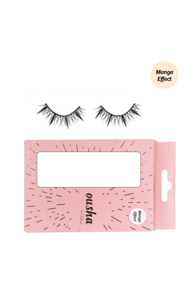 Ousha رموش بتأثير المانجا، شريط أسود واحد