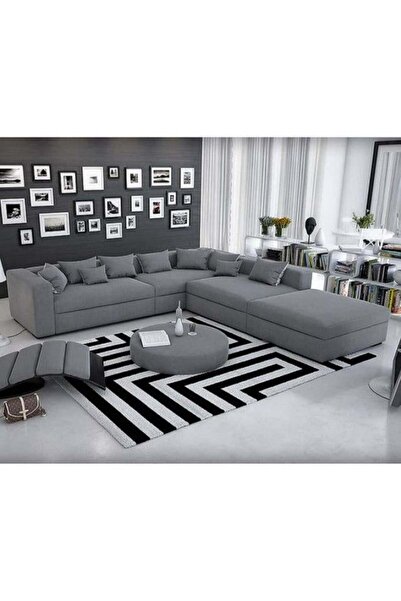 Palma homez – Sophisticated Sectional Sofa – Gray – 300×300×90×85 cm