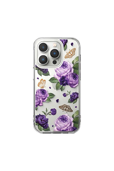 Ringke Fusion Case for iPhone 14 Pro - Purple Rose