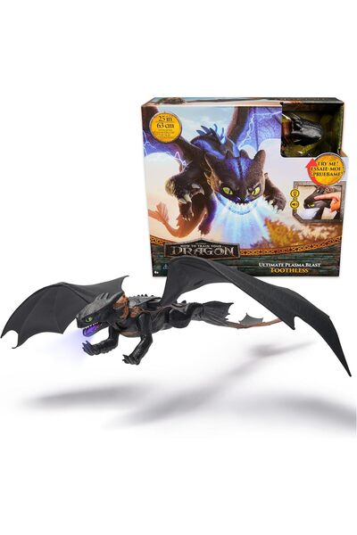 Dreamworks Dragons لعبة بلا أسنان فائقة الانفجار البلازمي