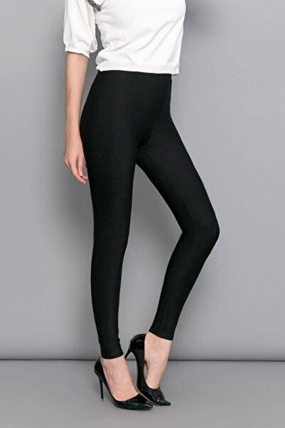 Tusebu Women's High Waist Stretchy Basic Black Leggings – Comfortable Fit, Op...