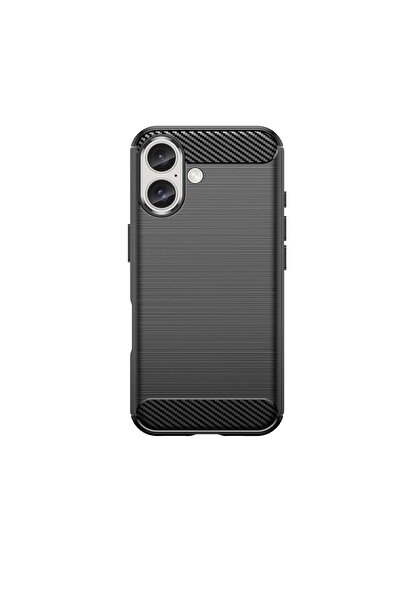 OEM Carcasă de protecție neagră Carbon pentru iPhone 16 Plus