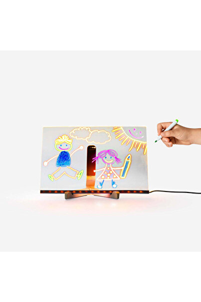 Flying Tiger Copenhagen Işıklı Çizim Tahtası 10 cm x 10 cm