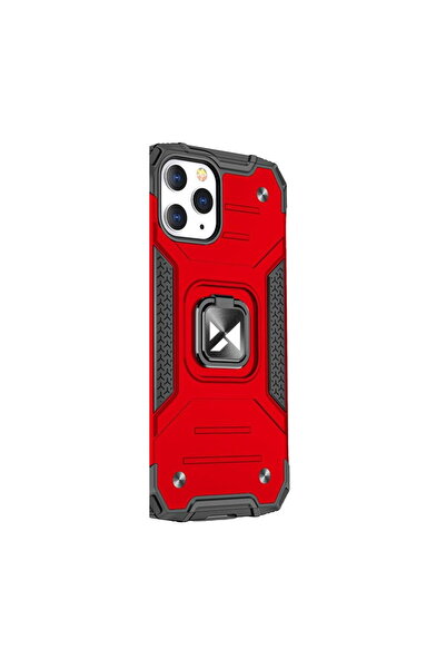 WOZINSKY Ring Armor Case for iPhone 13 Pro - Red