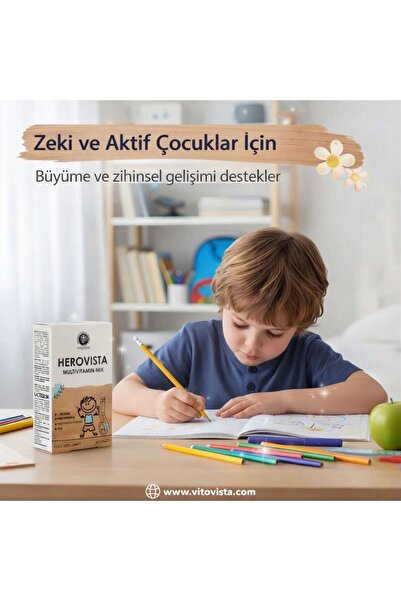 Vitovista HEROVİSTA MULTİVİTAMİN MİX 45 tablet