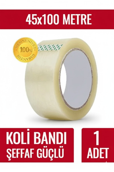 Lunitech 100 Metre Holtmelt 1.kalite Koli Bandı Şeffaf Kolay kopabilen kalite...