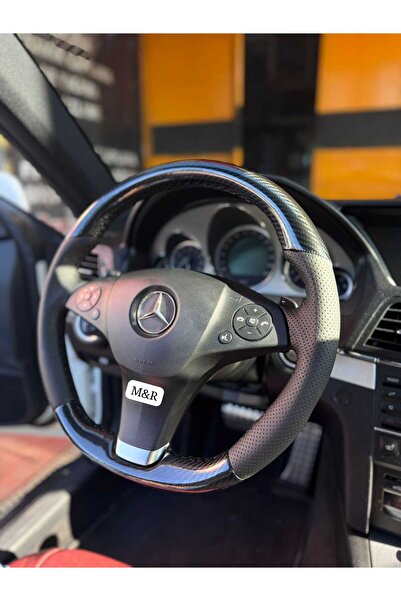 M&R OTO KILIF AKSESUAR Mercedes W204 C180 Orijinal Parlak Kristal Karbon Deri...