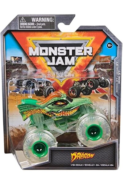 Monster Jam سيارة لعبة دراغون إم 37 بمقياس 1:64