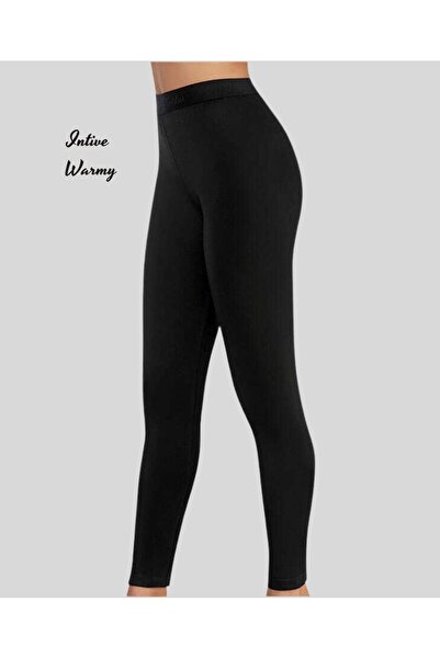 İntive Lingerie Tutku 166 Black Regular Waist Black Women's Underwear Legging...