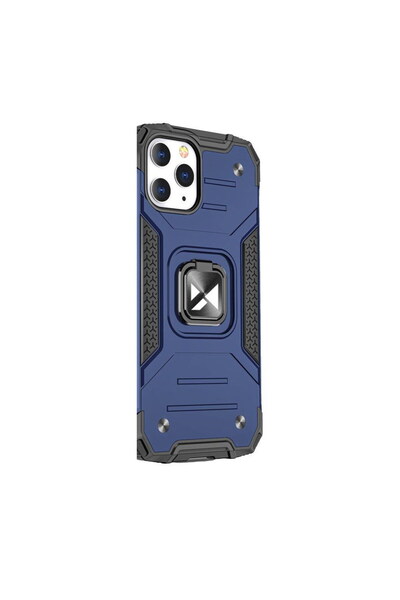 WOZINSKY Carcasă Ring Armor pentru iPhone 13 Pro - Albastră