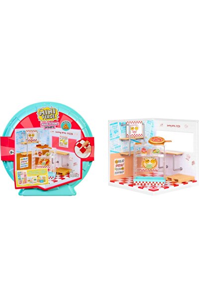 MGA's Miniverse مجموعة بناء - موضوع محل الآيس كريم والبيتزا