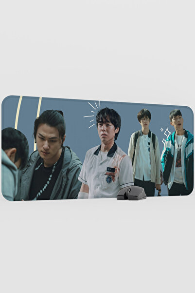 mousepad bastir Weak Hero Class - K Drama V5 90X40 XXL Gaming Rubber Non-Slip...