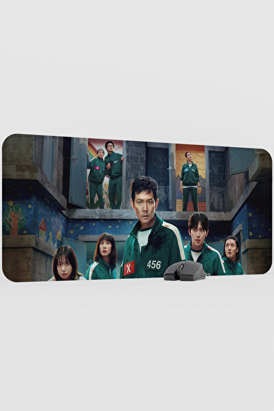 mousepad bastir لوحة ماوس مطاطية كبيرة الحجم مضادة للانزلاق بتصميم لعبة الحبا...