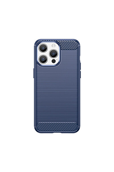 OEM iPhone 15 Pro Blue Carbon Flexible Case