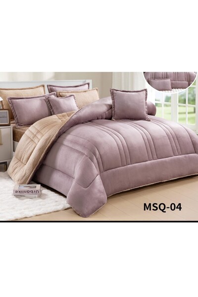 alzawia موديلات شتويه نفرين ساده محفر مخمل فرو مفرش 8 قطع